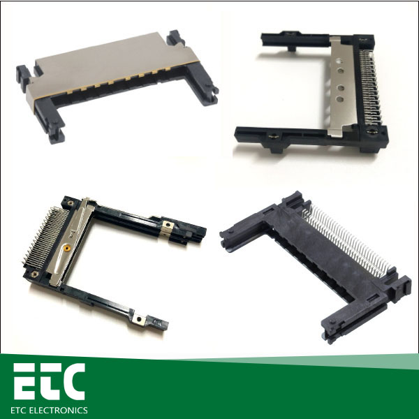 Pcmcia card connectors