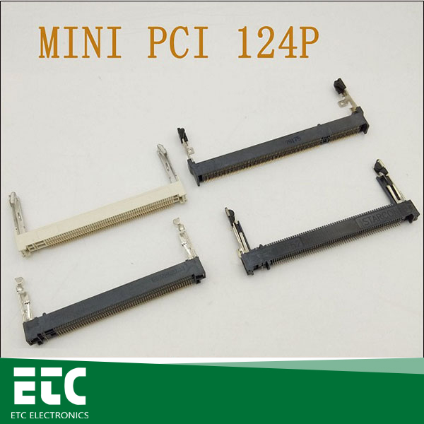 Mini PCI card connectors